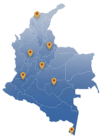 Mapa por departamento